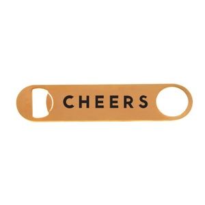 Cheers Gold Metal Bottle Opener